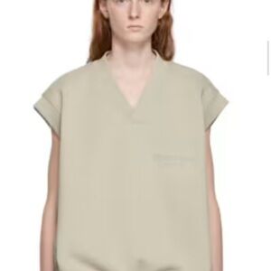 Essentials fear of god sweatshirt v neck vest- unisex